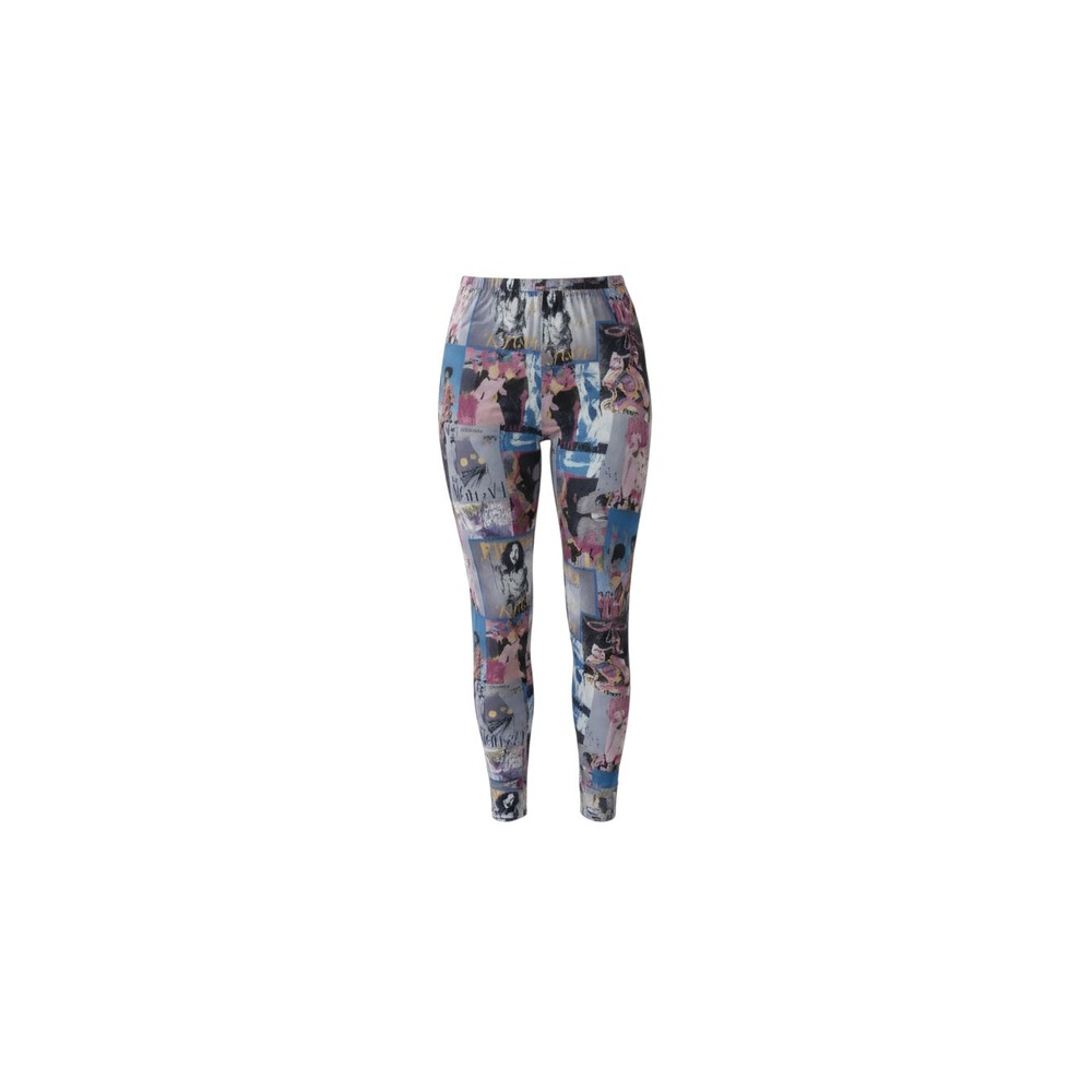 Shosho Leggings Womens L/XL Multi Color Graphic Anime Fashion Print PL158P015